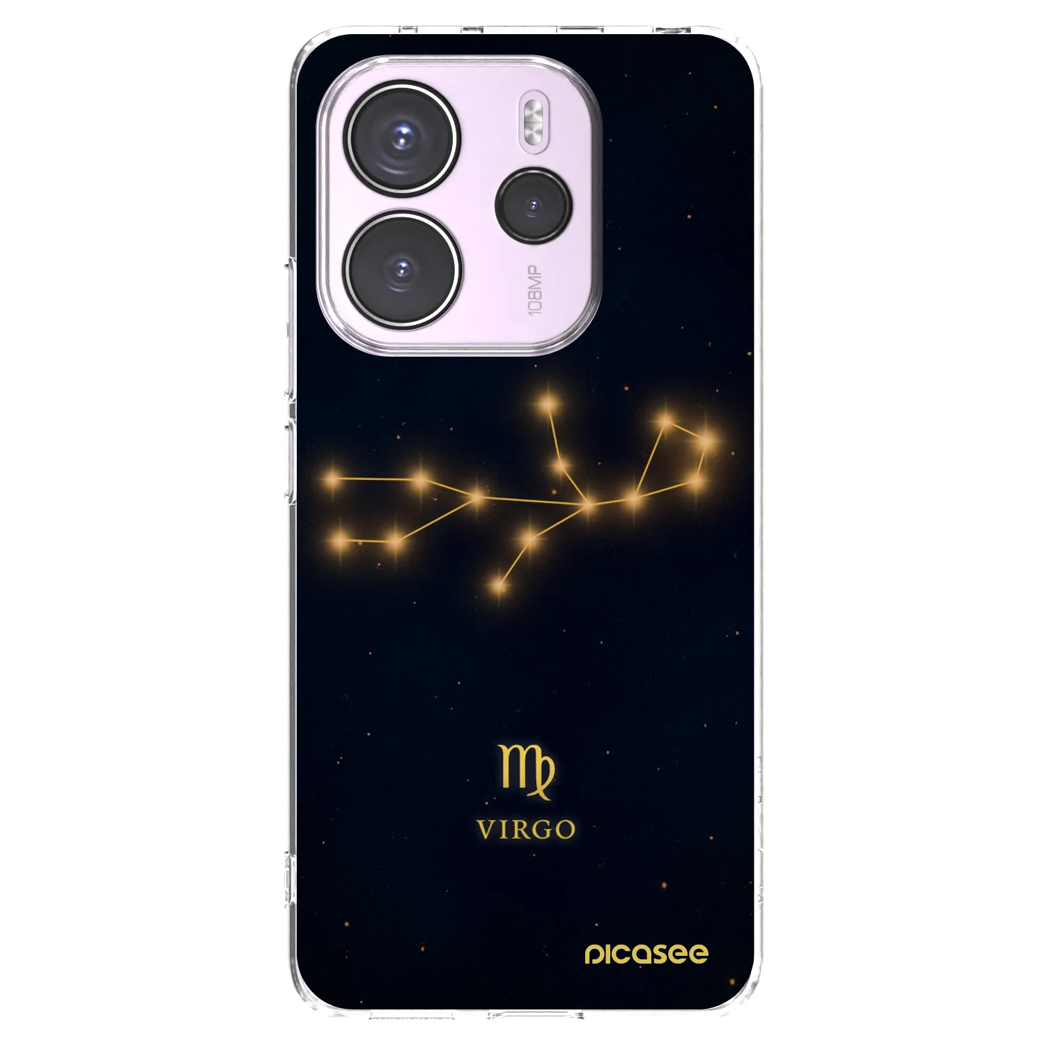 Silikónový prehľadný obal pre Xiaomi Redmi Note 14 4G - VIRGO