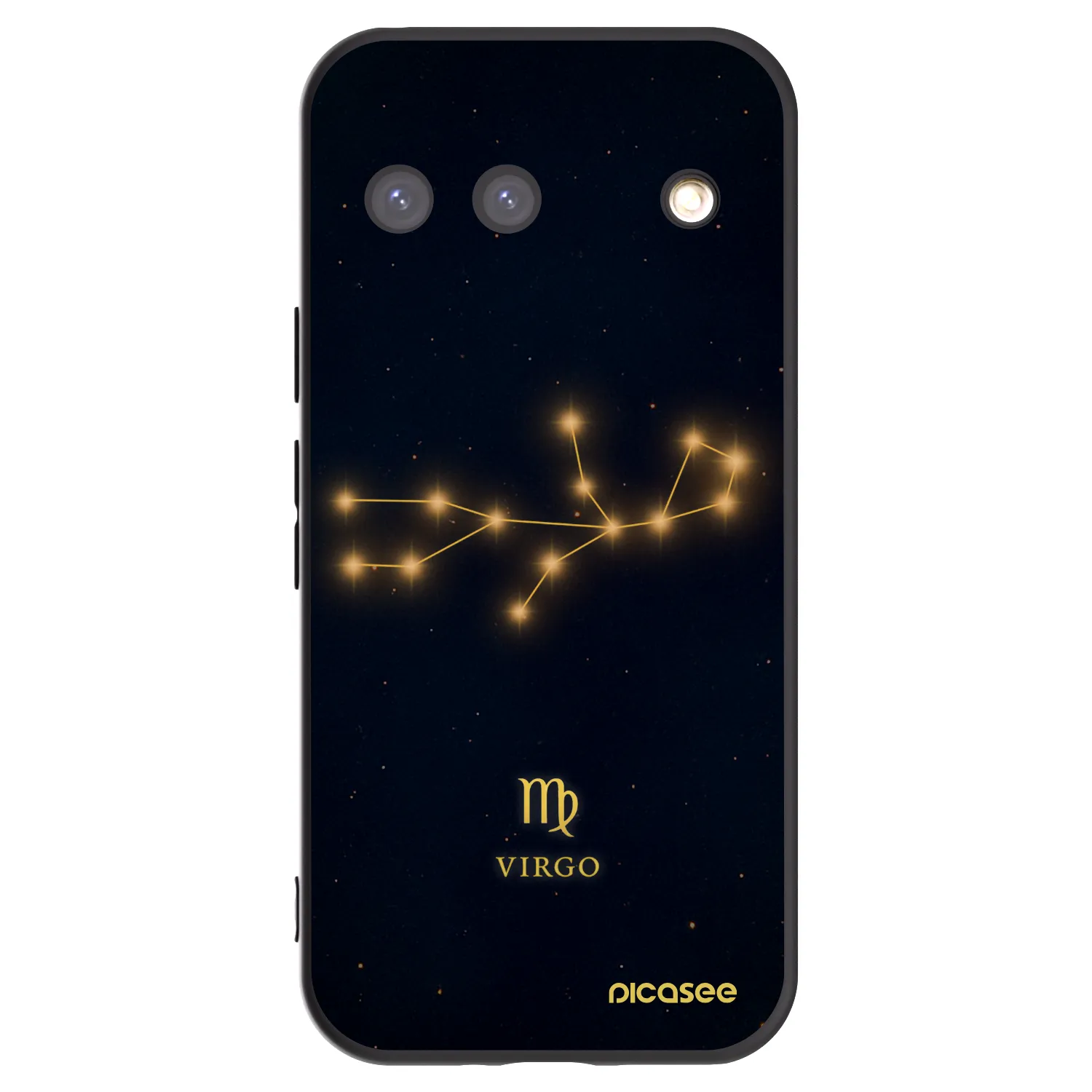 Picasee silikónový čierny obal pre Google Pixel 9 - VIRGO