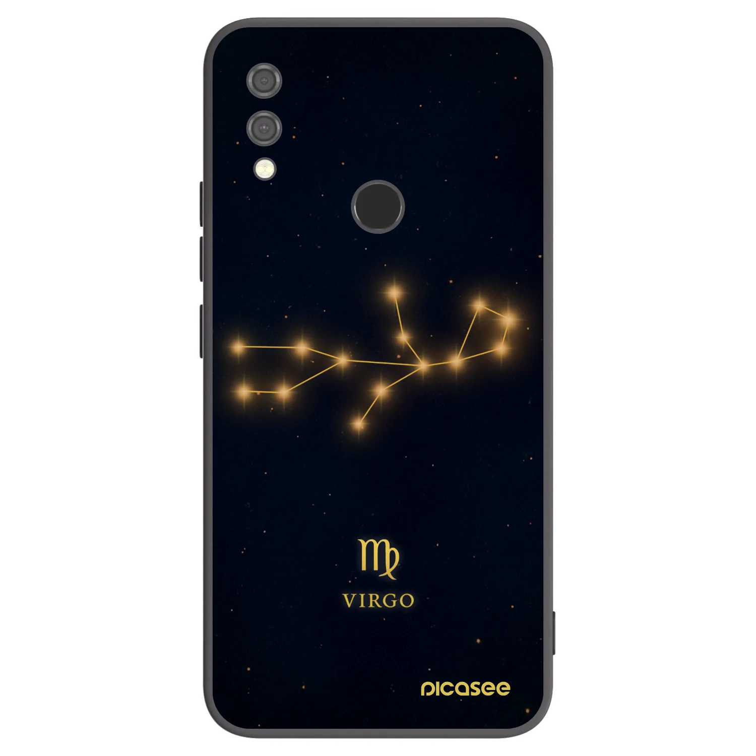 Picasee silikónový čierny obal pre Xiaomi Redmi Note 7 - VIRGO