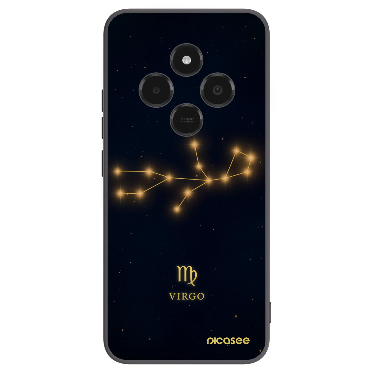 Picasee silikónový čierny obal pre Xiaomi Poco C75 - VIRGO