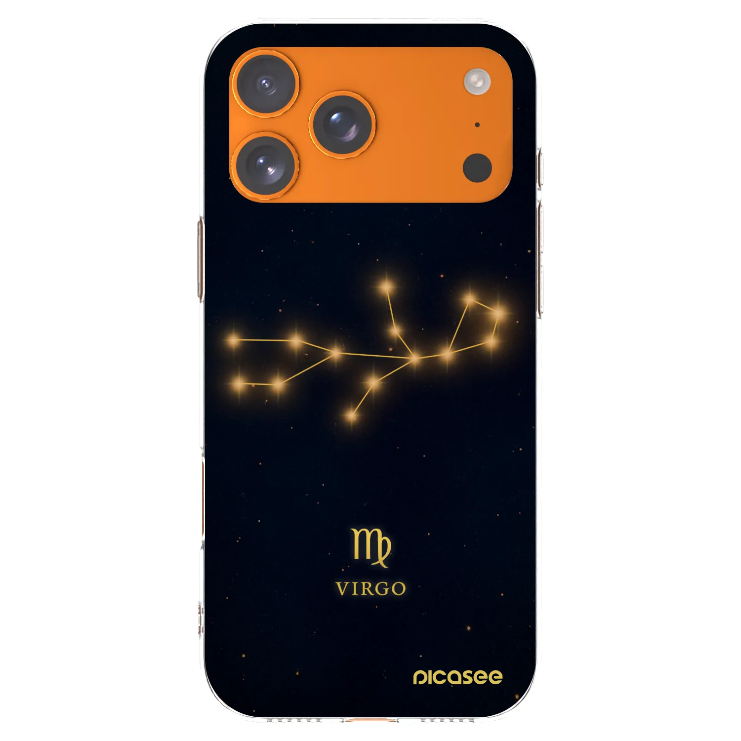 Picasee silikónový prehľadný obal pre Apple iPhone 17 Pro Max - VIRGO