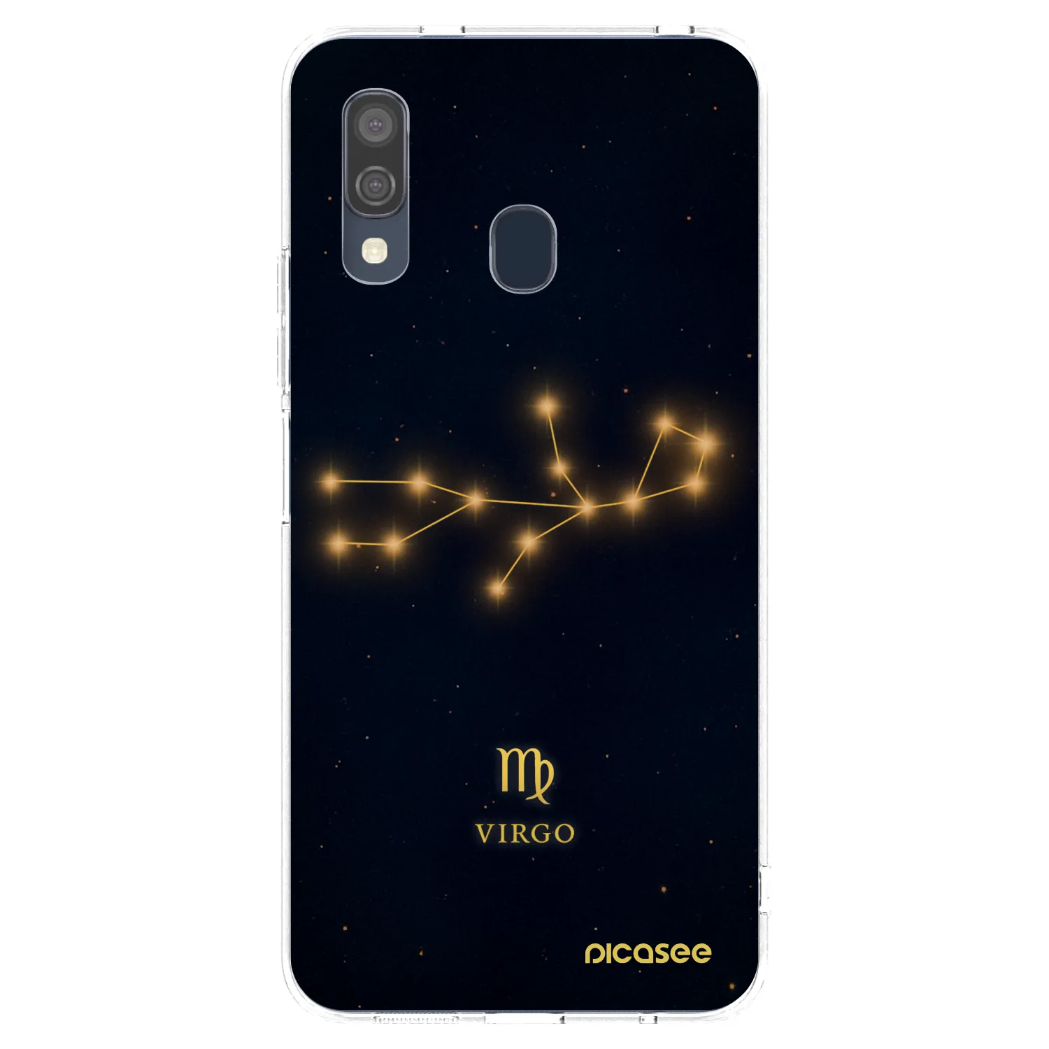 Picasee silikónový prehľadný obal pre Samsung Galaxy A40 A405F - VIRGO