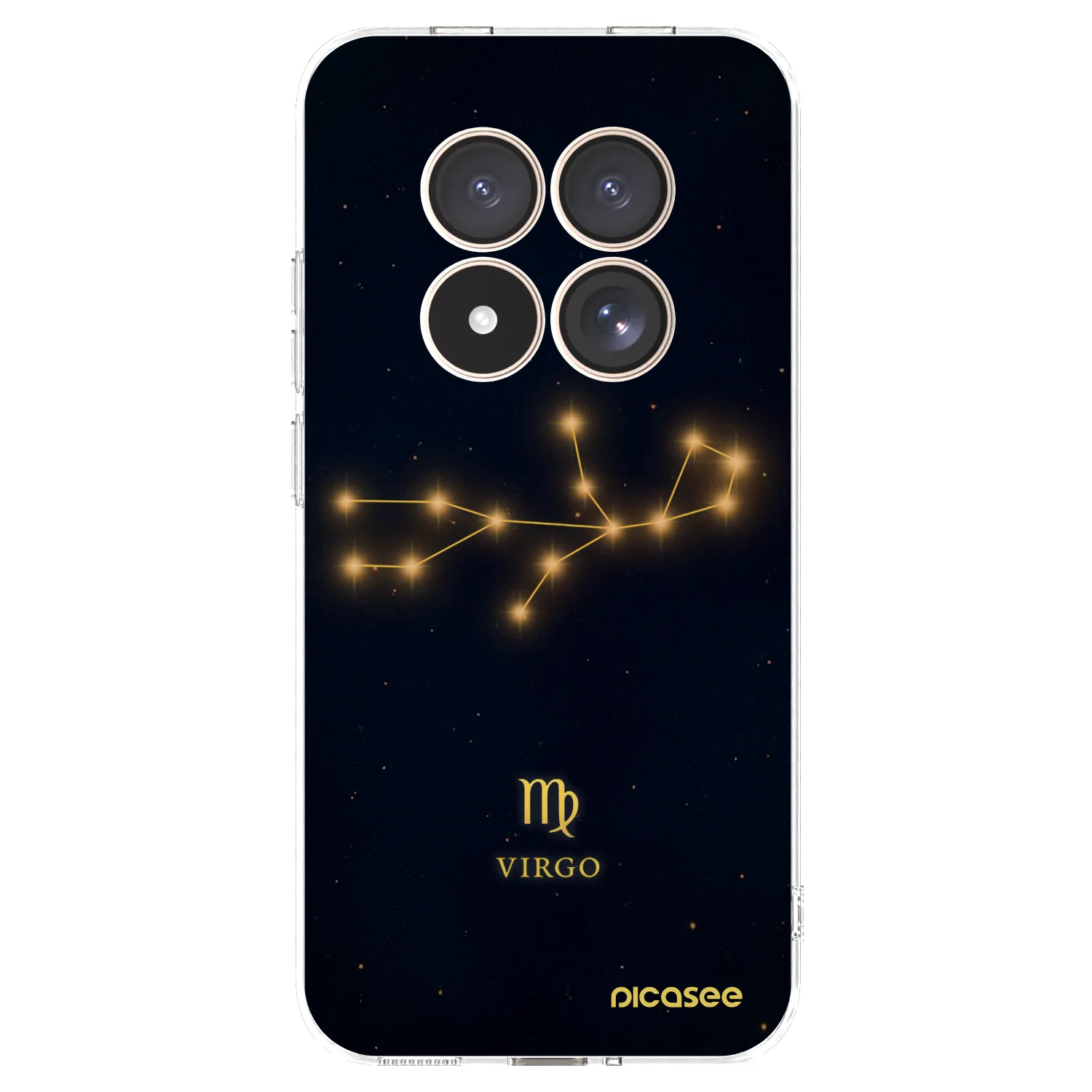 Picasee silikónový prehľadný obal pre Xiaomi Redmi Note 15 Pro 4G - VIRGO