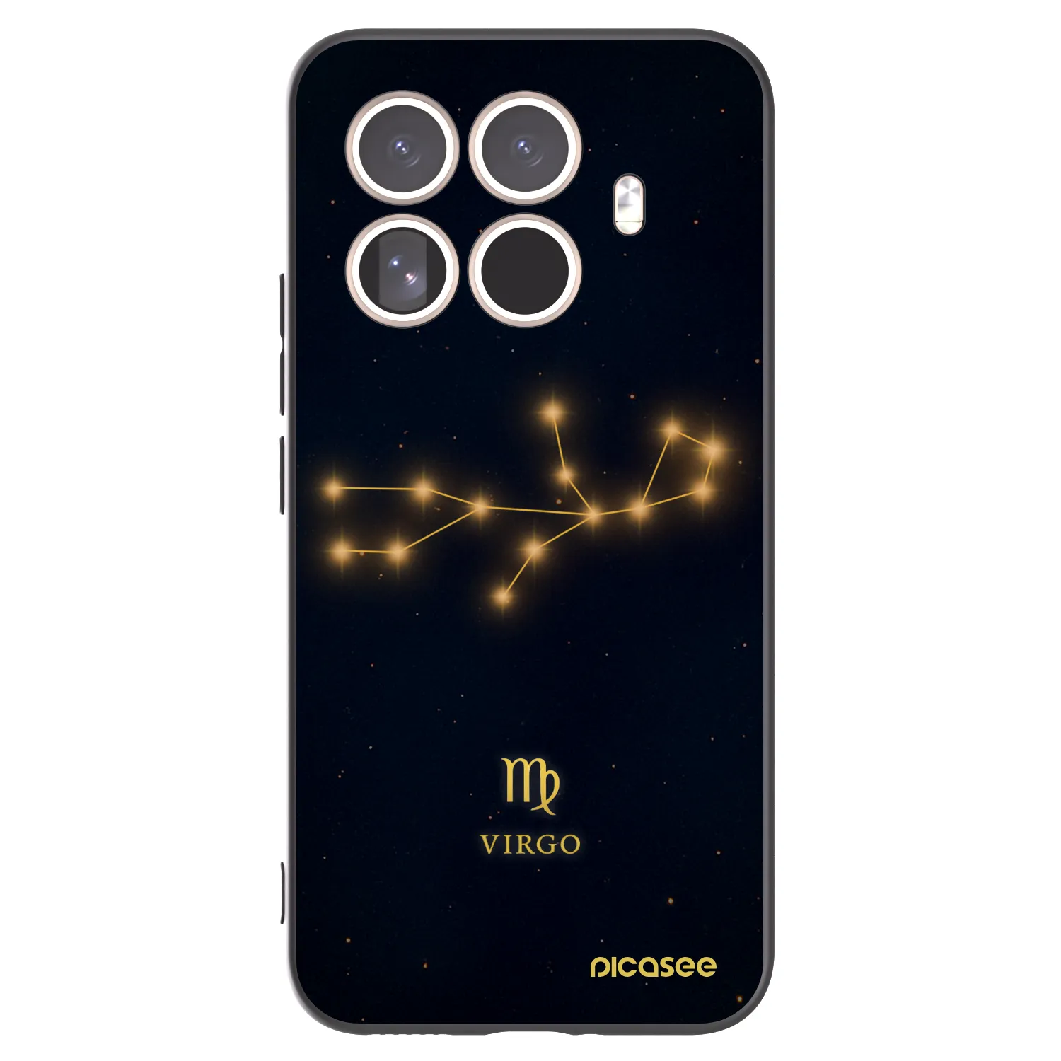 Picasee silikónový čierny obal pre Xiaomi 15T Pro - VIRGO