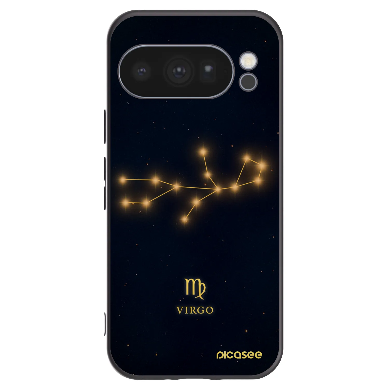 Picasee silikónový čierny obal pre Google Pixel 10 Pro - VIRGO