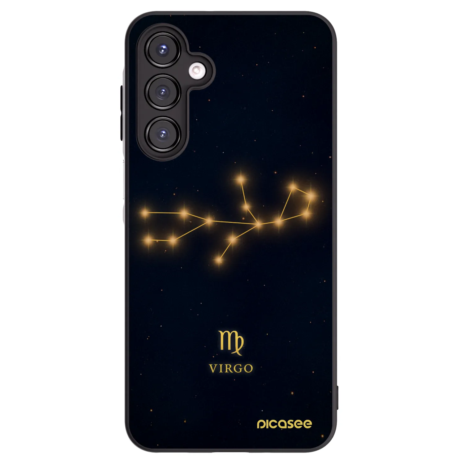 Picasee silikónový čierny obal pre Samsung Galaxy A16 4G - VIRGO