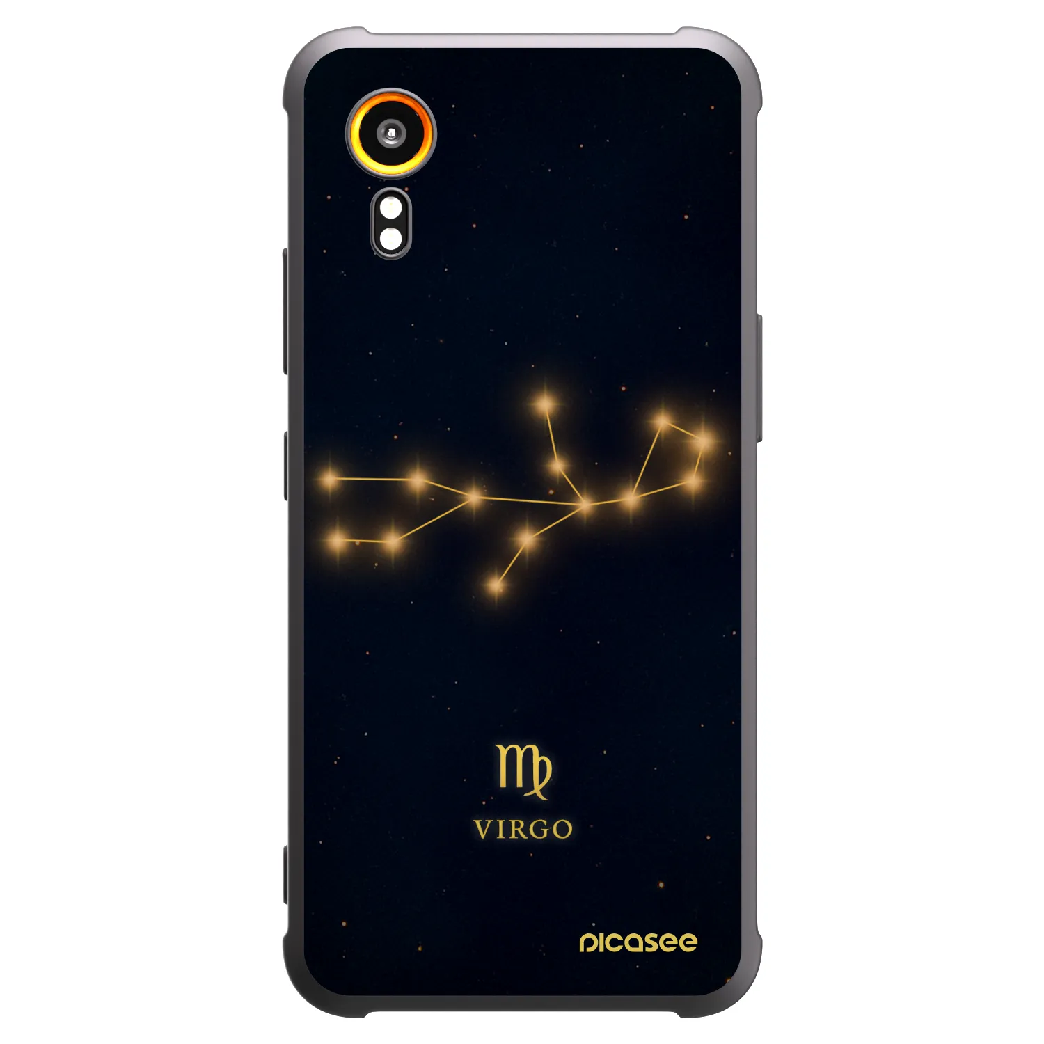 Picasee silikónový čierny obal pre Samsung Galaxy Xcover 7 - VIRGO