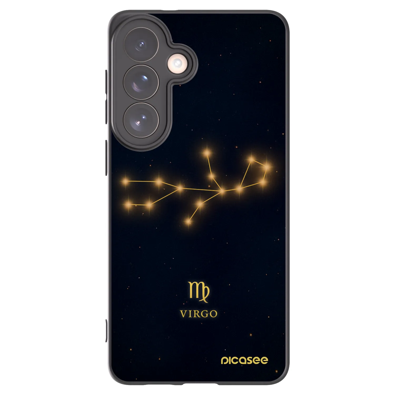 Picasee silikónový čierny obal pre Samsung Galaxy S26+ - VIRGO
