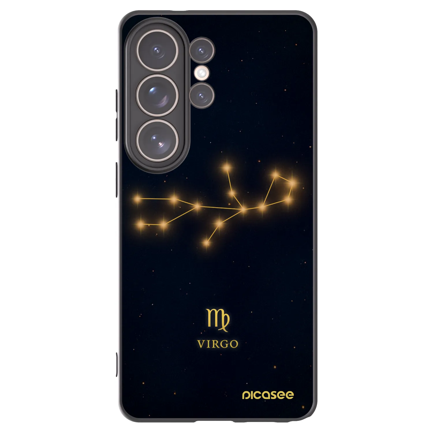 Picasee silikónový čierny obal pre Samsung Galaxy S26 Ultra - VIRGO
