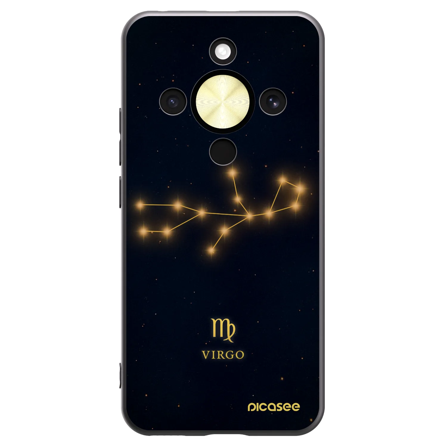 Picasee silikónový čierny obal pre Honor Magic8 Lite 5G - VIRGO