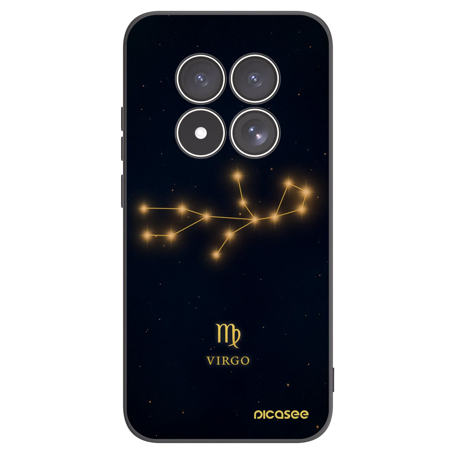 Picasee silikónový čierny obal pre Xiaomi Redmi Note 15 Pro 5G - VIRGO