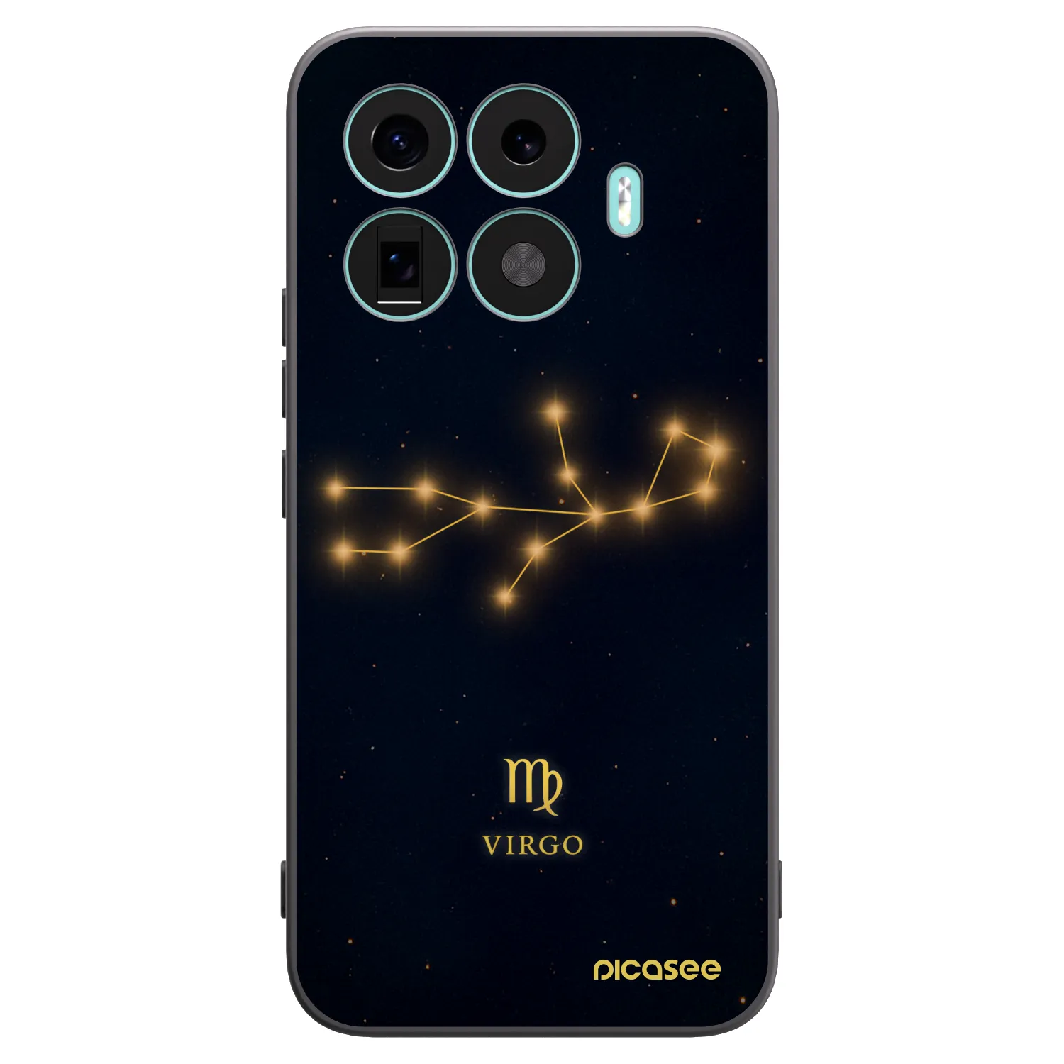 Picasee silikónový čierny obal pre Xiaomi 17T Pro - VIRGO