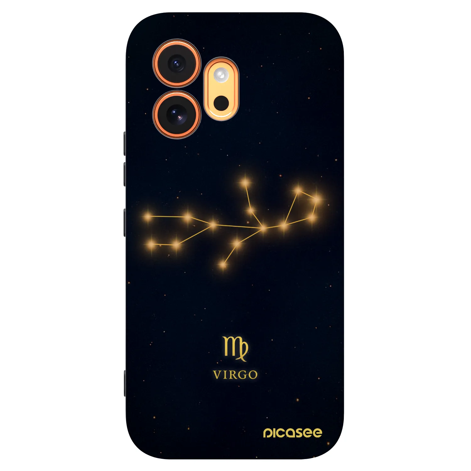 Picasee silikónový čierny obal pre Honor 600 - VIRGO