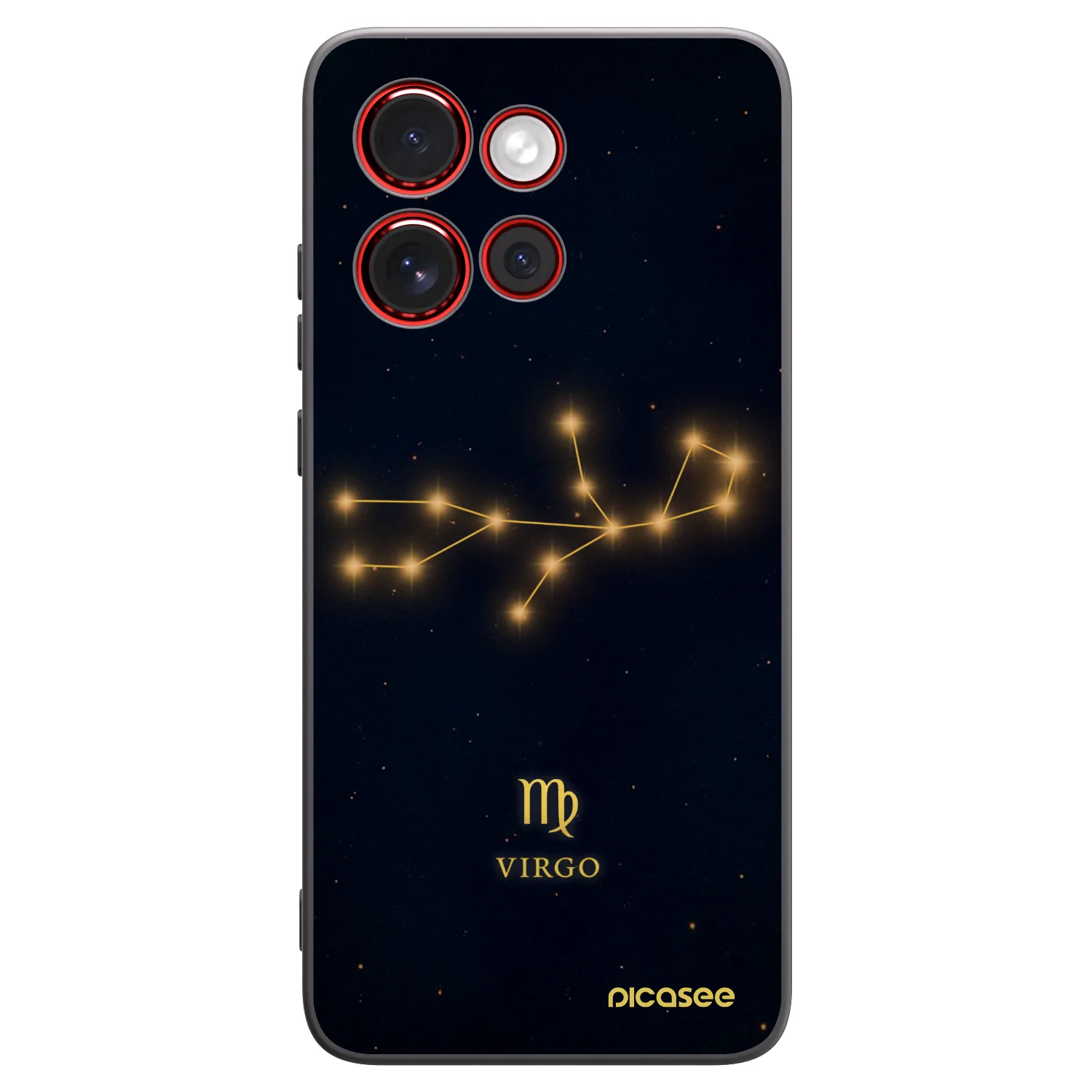 Picasee silikónový čierny obal pre Motorola Edge 60 Neo 5G - VIRGO