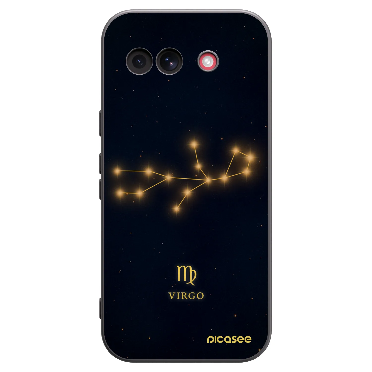 Picasee silikónový čierny obal pre Google Pixel 10a - VIRGO