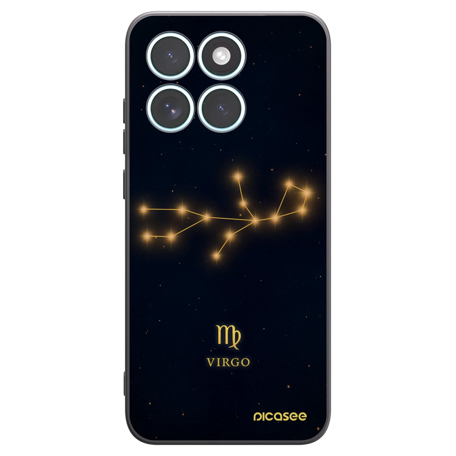 Picasee silikónový čierny obal pre Motorola Edge 70 Fusion - VIRGO