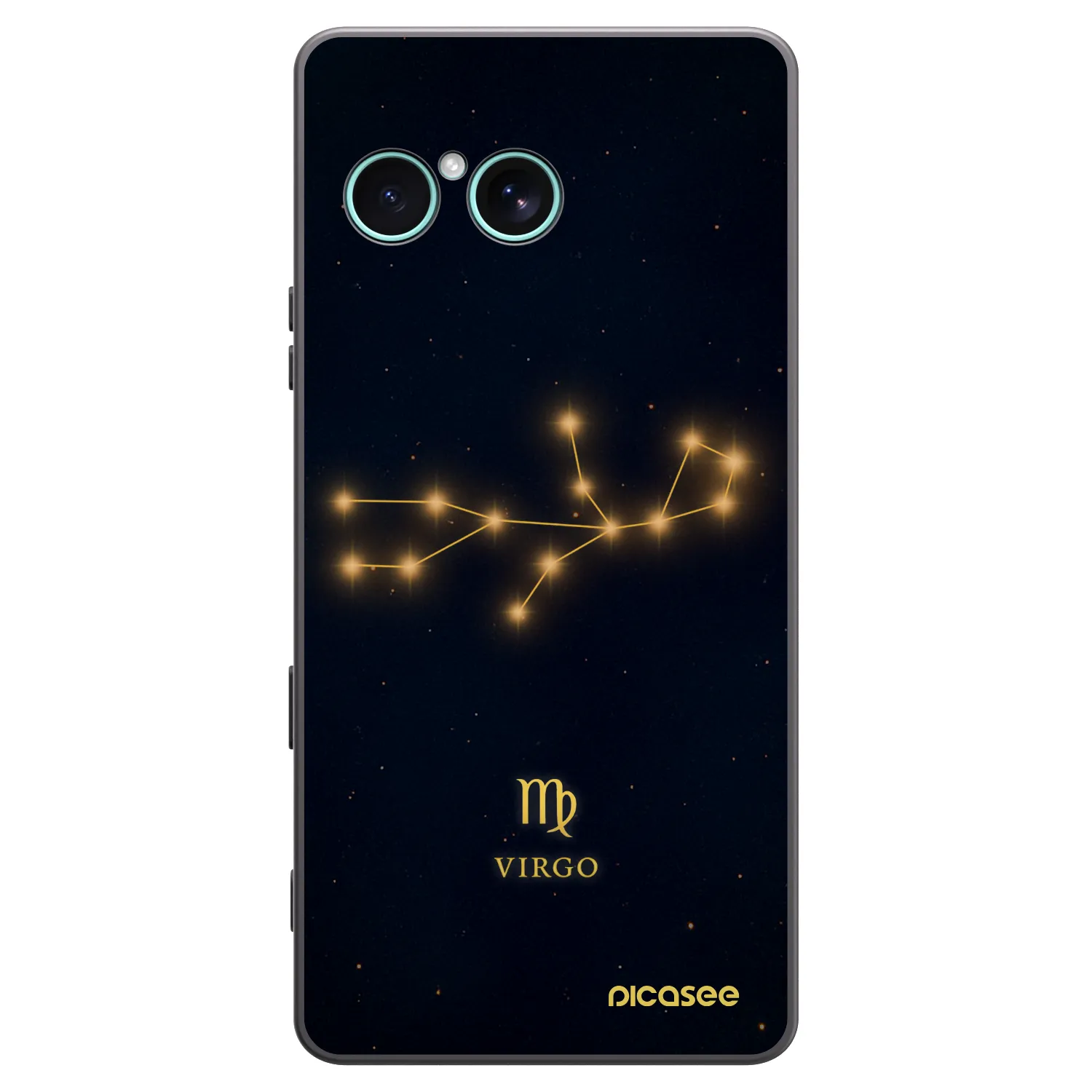 Picasee silikónový čierny obal pre Sony Xperia 10 VII - VIRGO