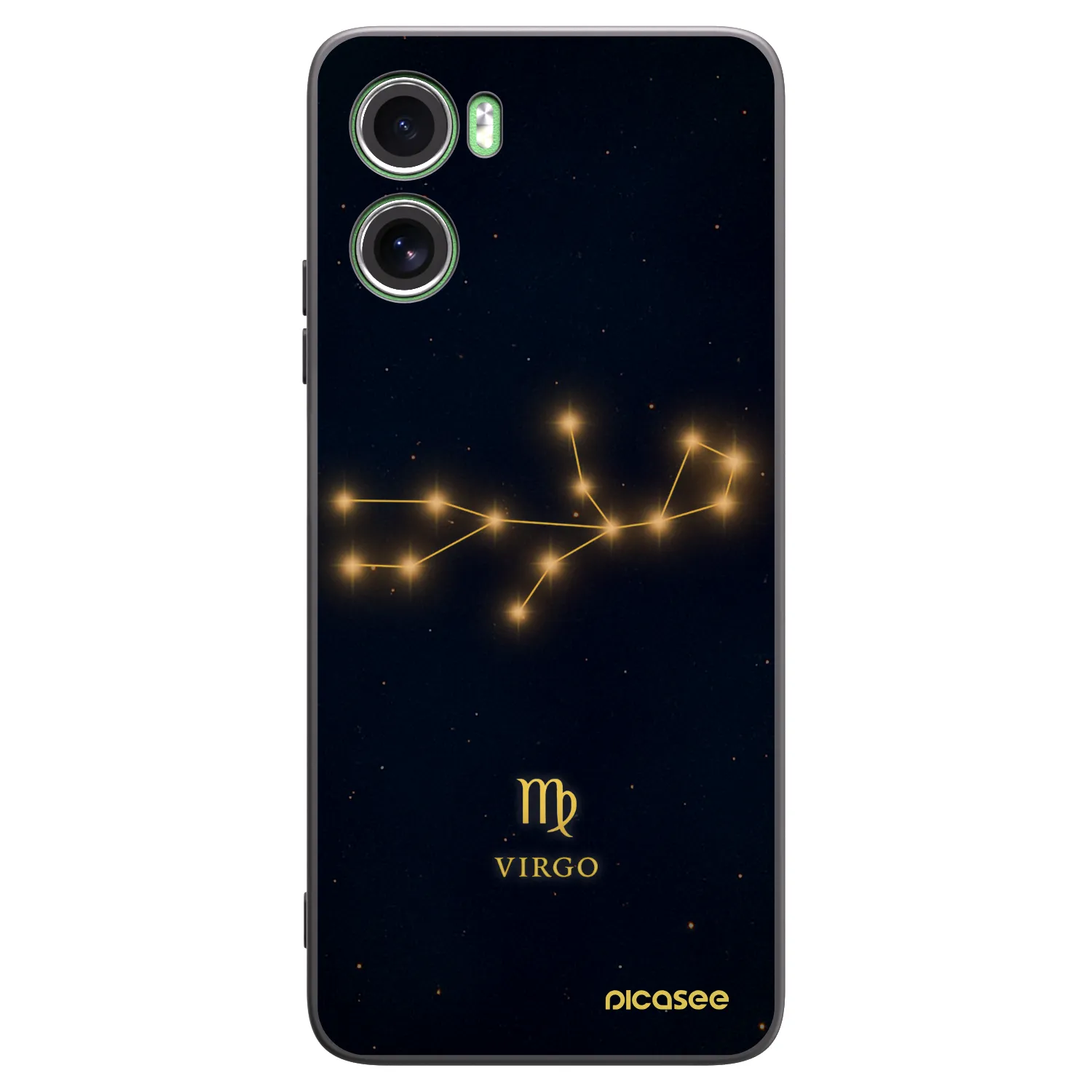 Picasee silikónový čierny obal pre Motorola Moto G06 - VIRGO