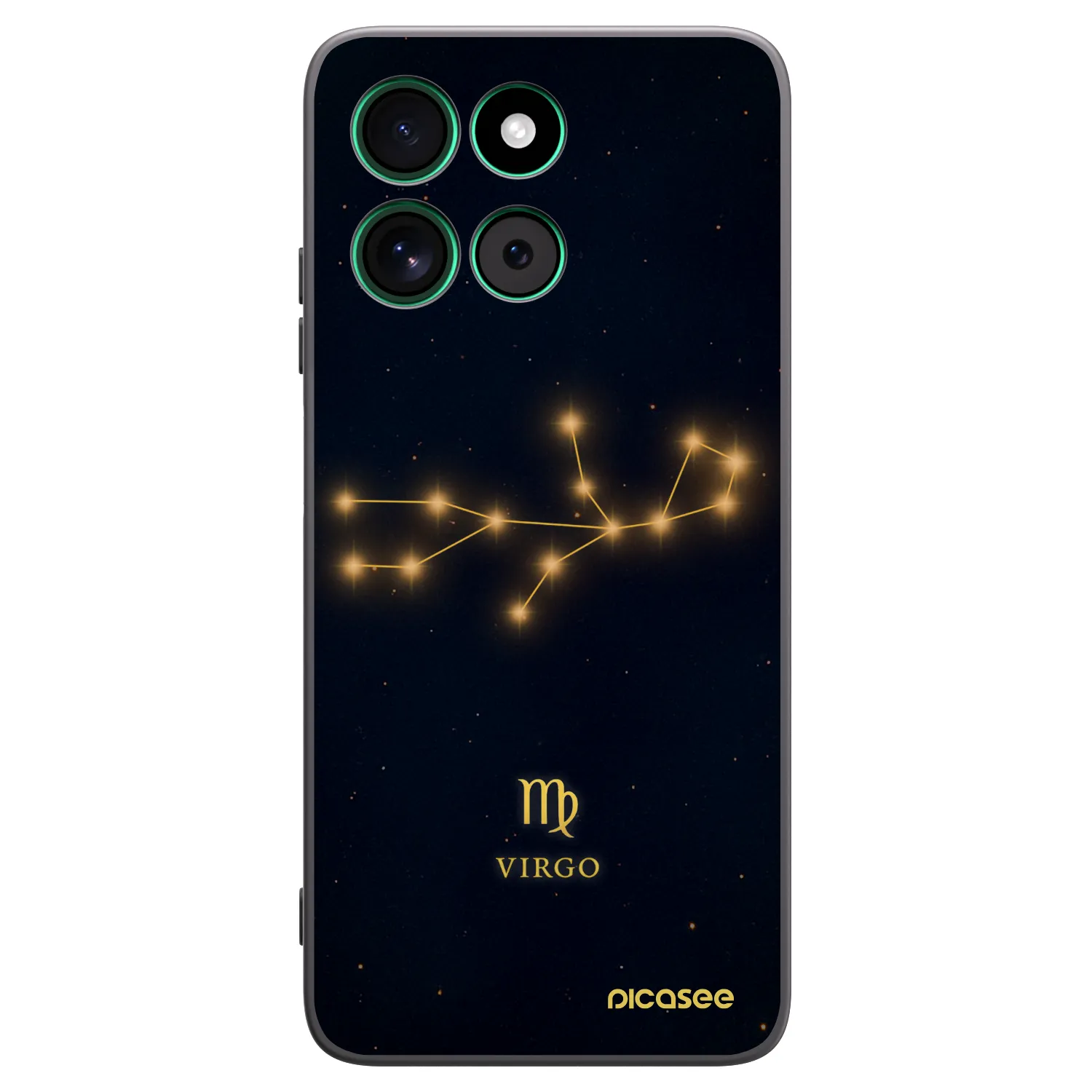 Picasee silikónový čierny obal pre Motorola Moto G57 Power - VIRGO