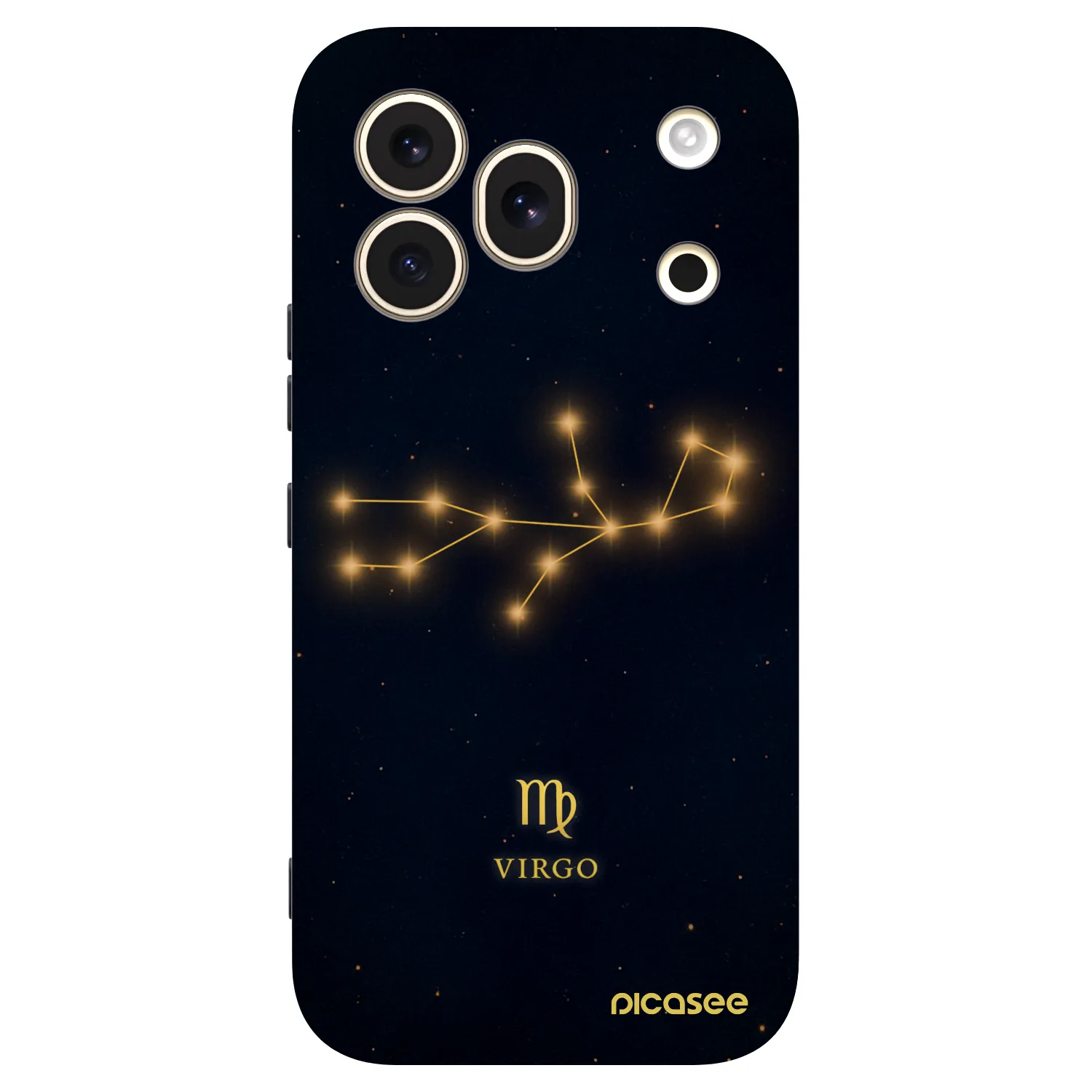 Picasee silikónový čierny obal pre Honor 600 Pro - VIRGO