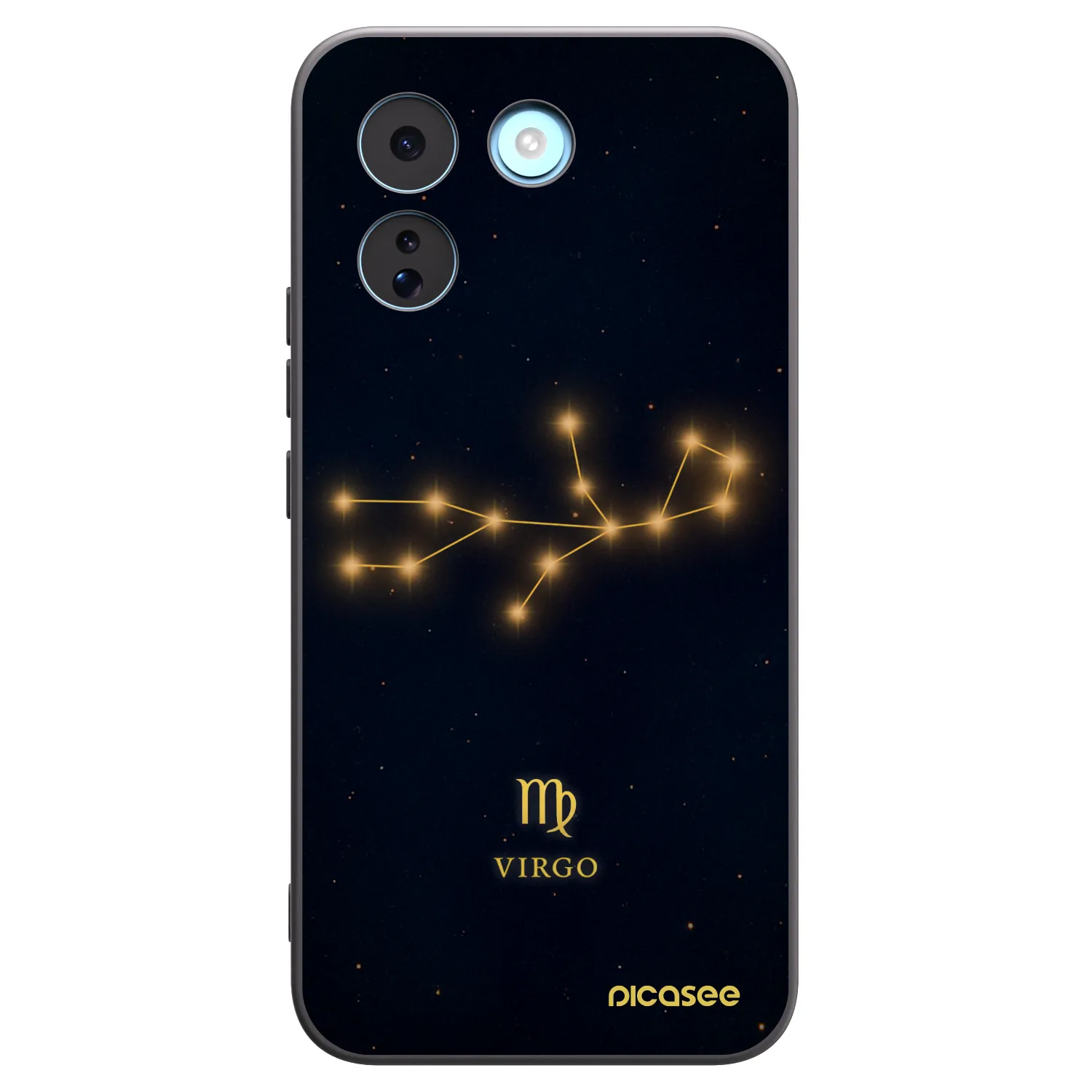Picasee silikónový čierny obal pre Xiaomi Redmi Note 17 Pro MAX 5G - VIRGO