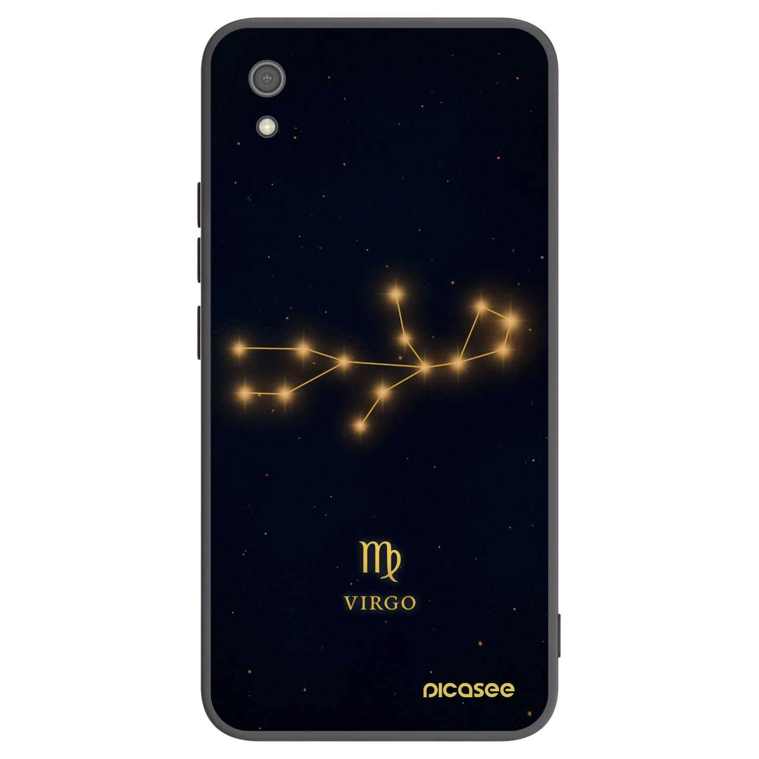Picasee silikónový čierny obal pre Xiaomi Redmi 7A - VIRGO