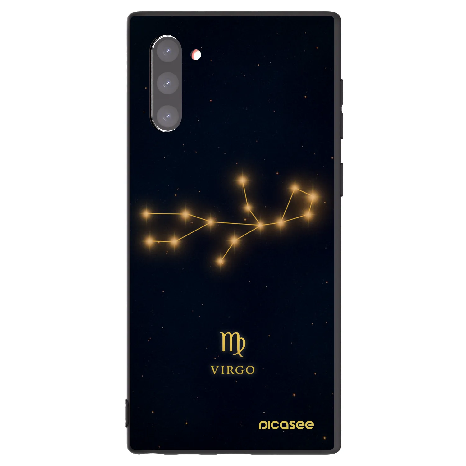 Picasee silikónový čierny obal pre Samsung Galaxy Note 10 N970F - VIRGO