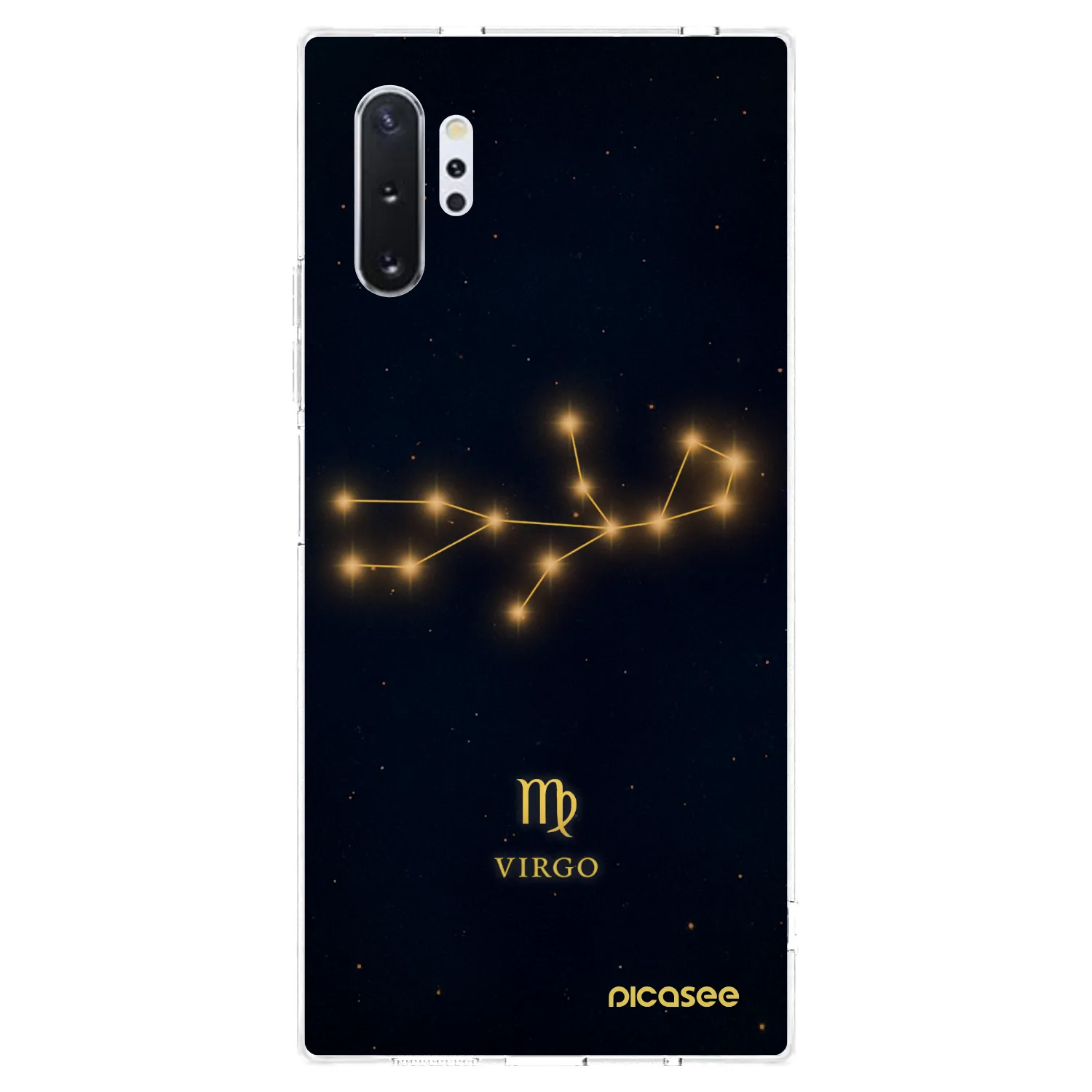 Picasee silikónový prehľadný obal pre Samsung Galaxy Note 10+ N975F - VIRGO