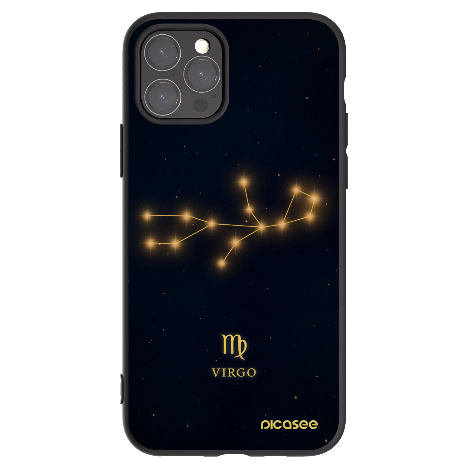 Picasee silikónový čierny obal pre Apple iPhone 11 Pro - VIRGO