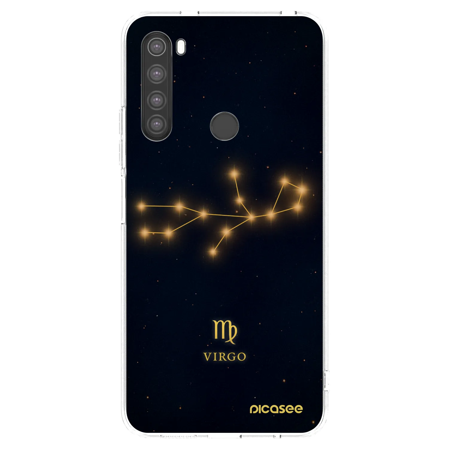 Picasee silikónový prehľadný obal pre Xiaomi Redmi Note 8 - VIRGO