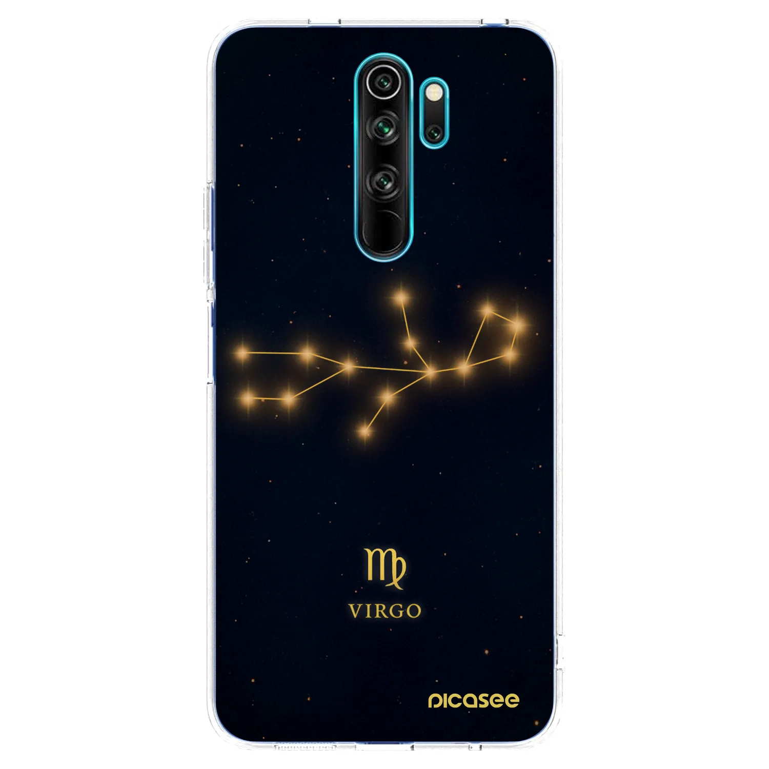 Picasee silikónový prehľadný obal pre Xiaomi Redmi Note 8 Pro - VIRGO