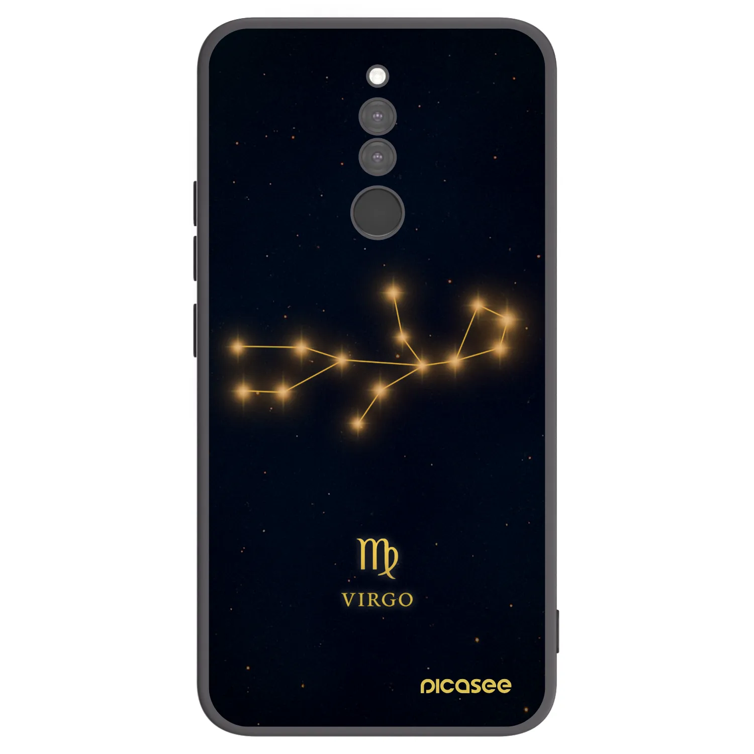 Picasee silikónový čierny obal pre Xiaomi Redmi 8 - VIRGO