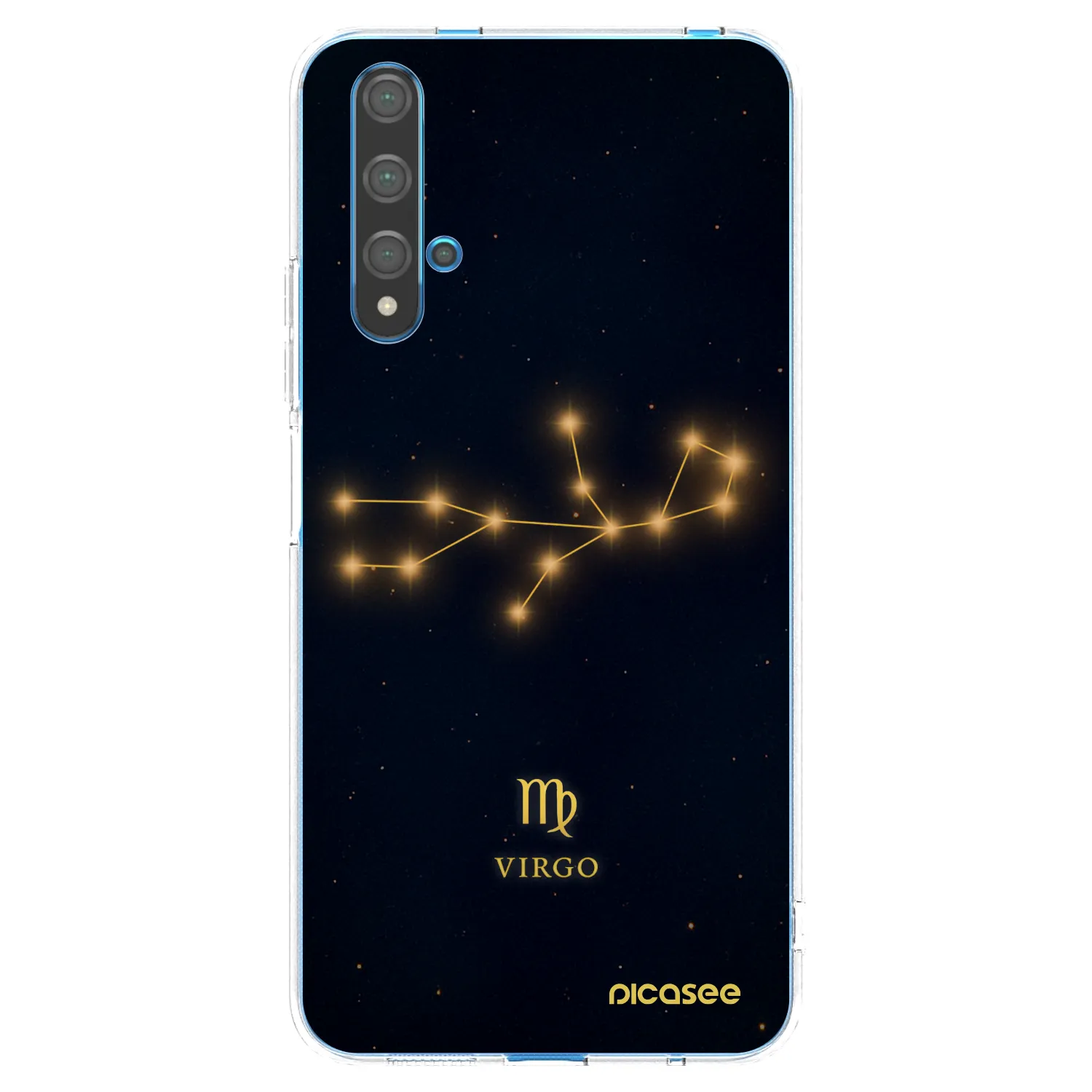 Picasee silikónový prehľadný obal pre Huawei Nova 5T - VIRGO