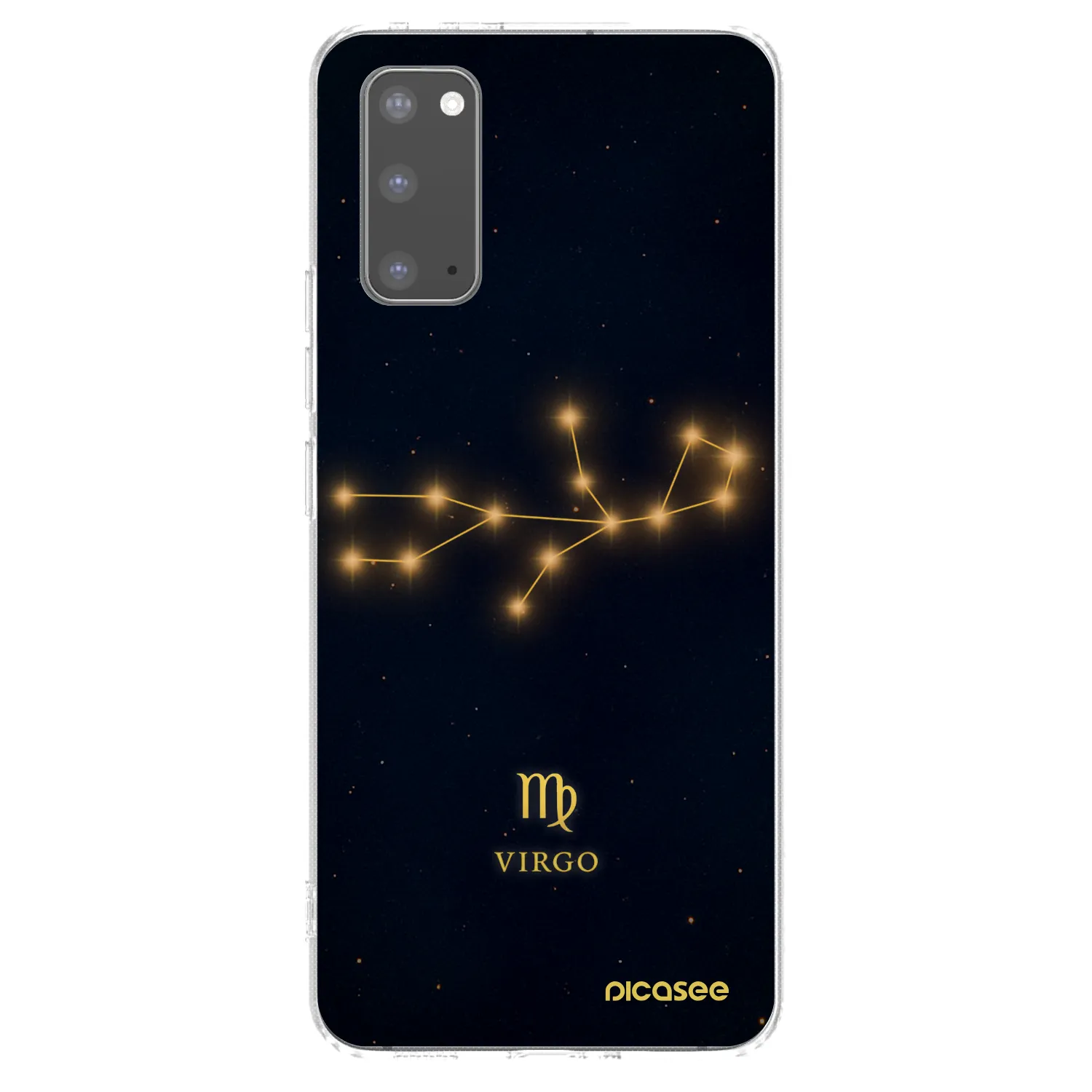 Picasee silikónový prehľadný obal pre Samsung Galaxy S20 G980F - VIRGO