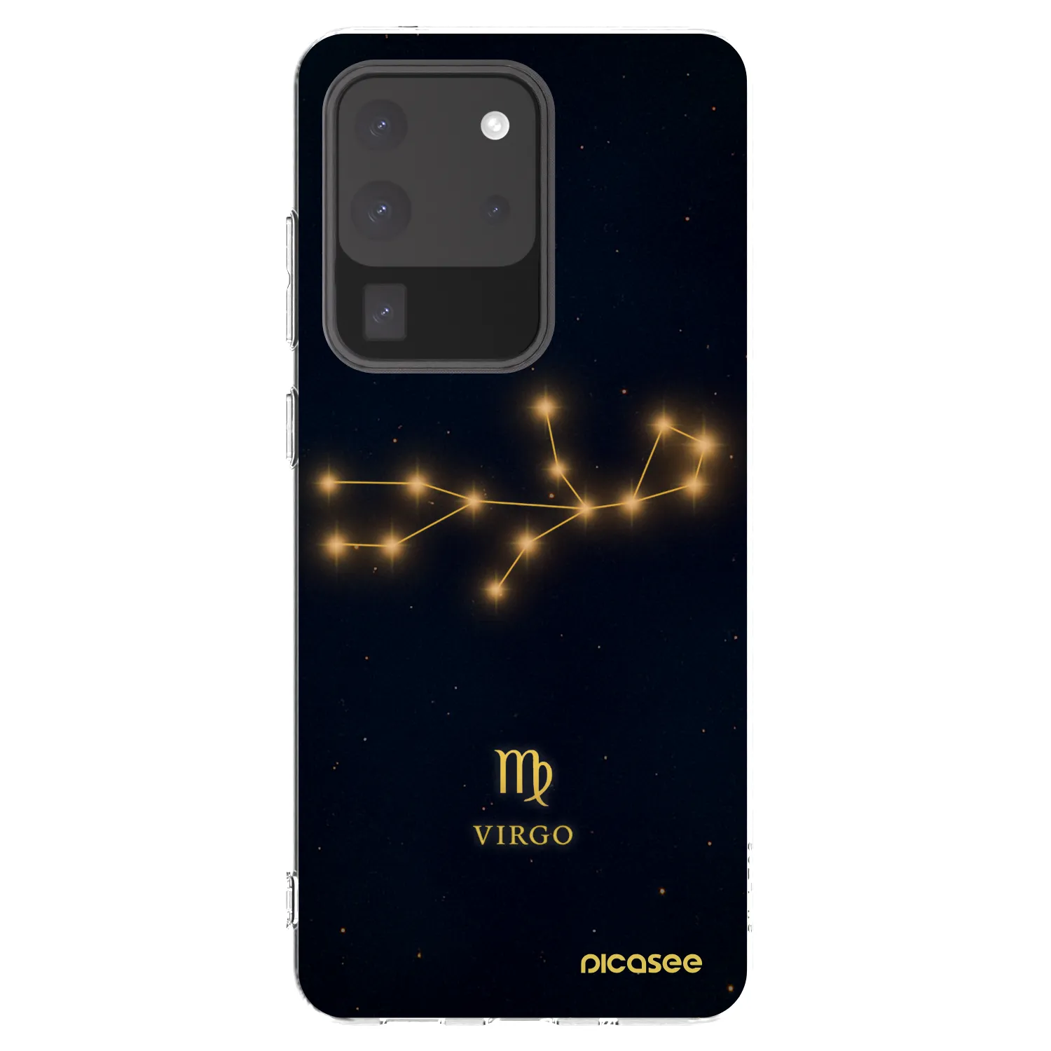 Picasee silikónový prehľadný obal pre Samsung Galaxy S20 Ultra 5G G988F - VIRGO