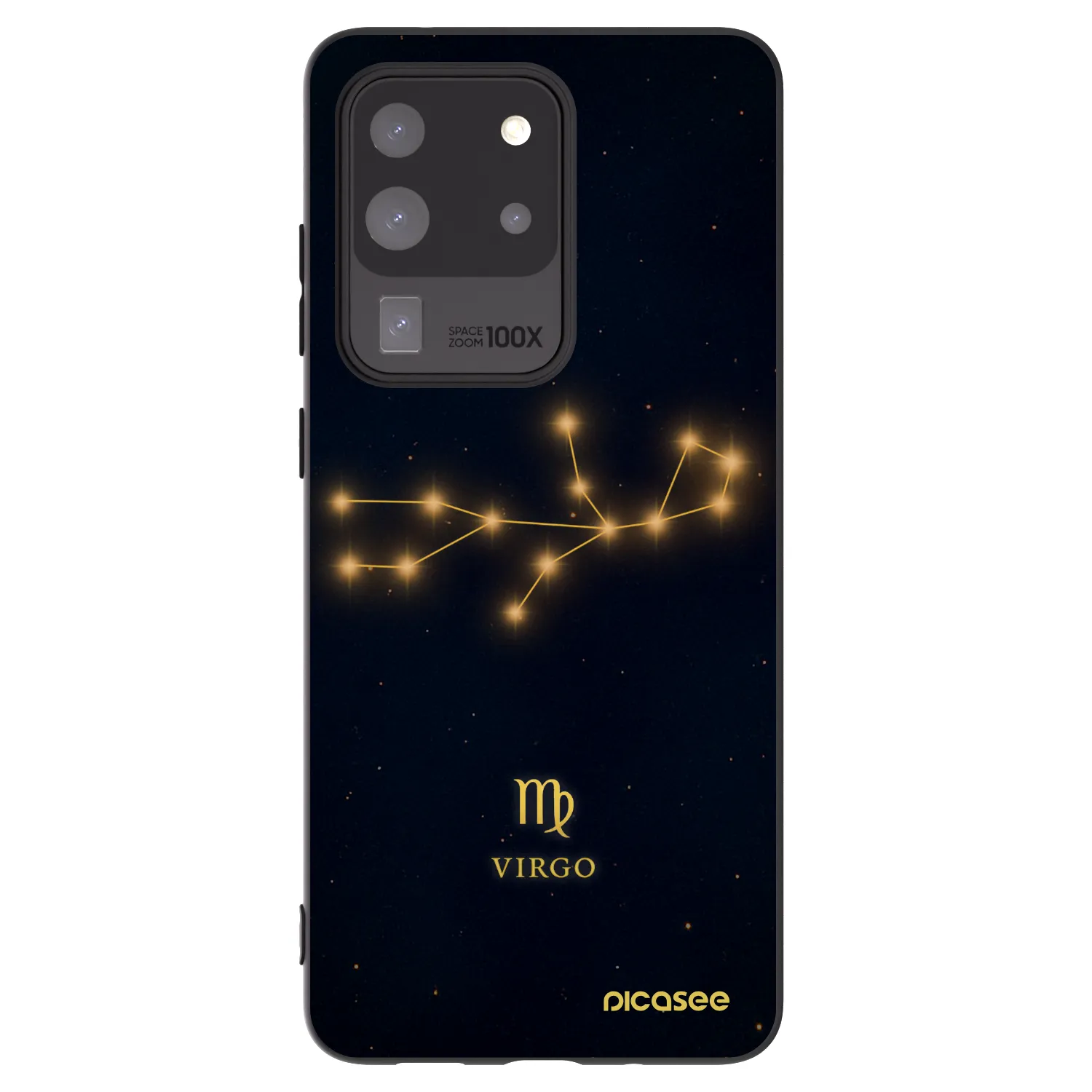 Picasee silikónový čierny obal pre Samsung Galaxy S20 Ultra 5G G988F - VIRGO