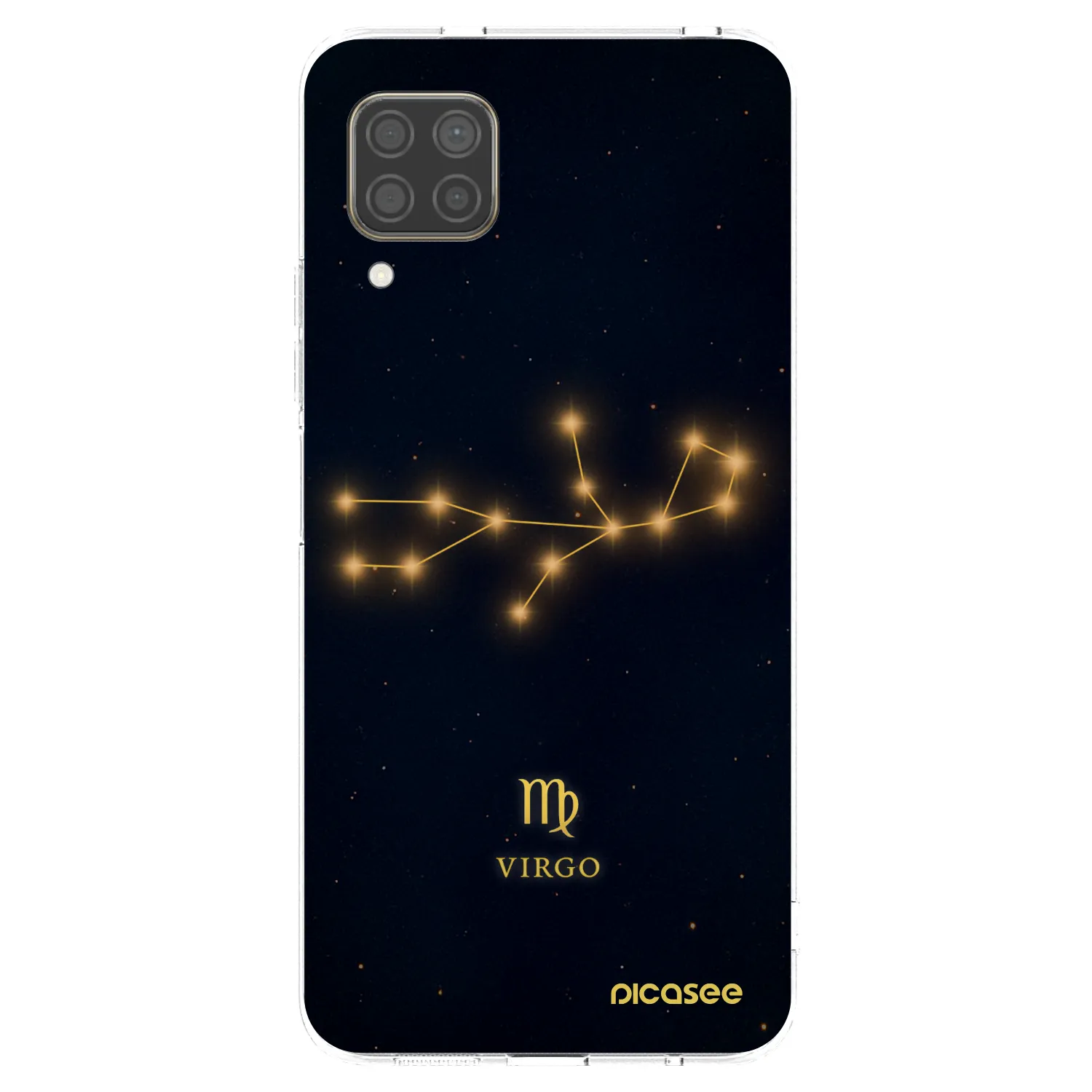 Picasee silikónový prehľadný obal pre Huawei P40 Lite - VIRGO