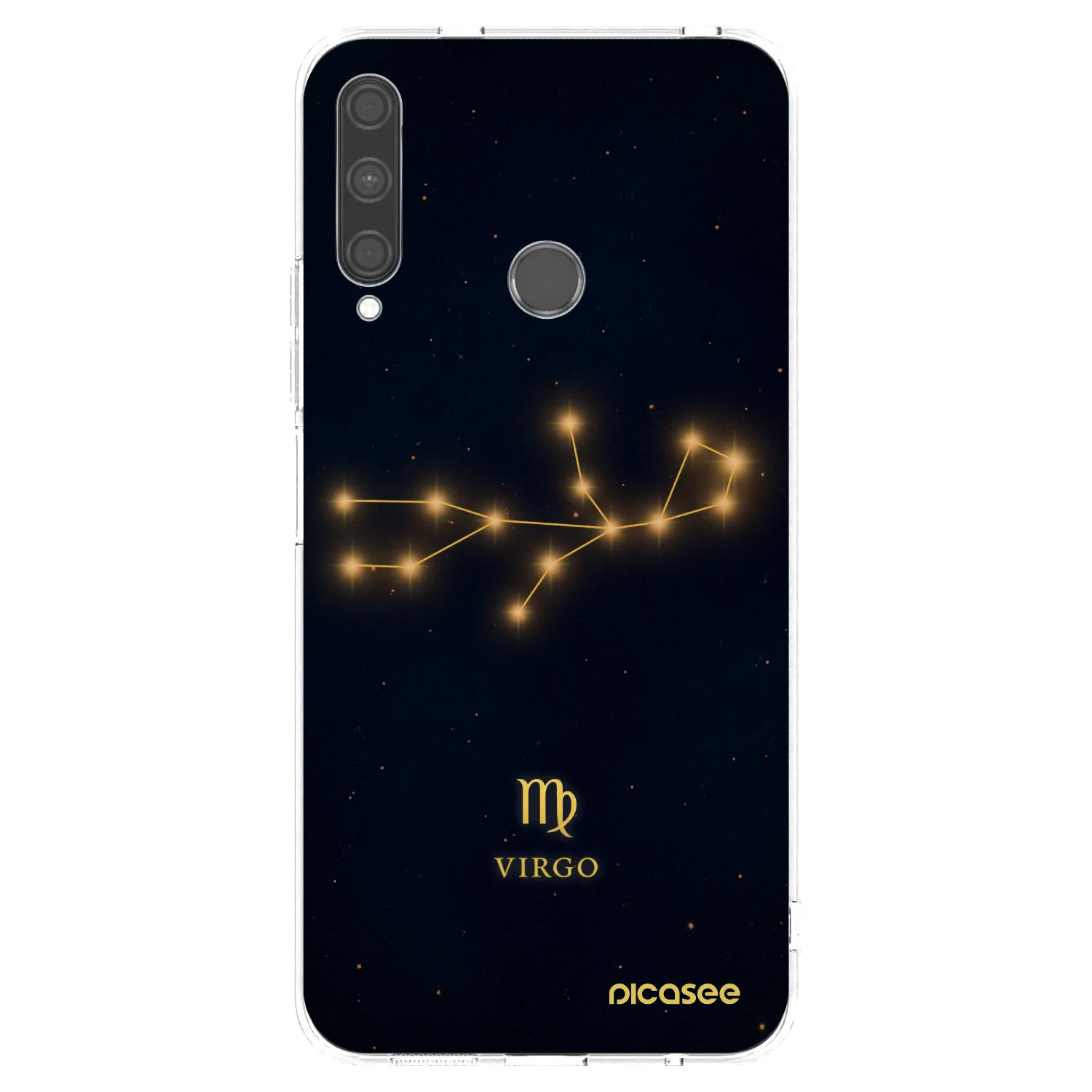 Picasee silikónový prehľadný obal pre Huawei P40 Lite E - VIRGO