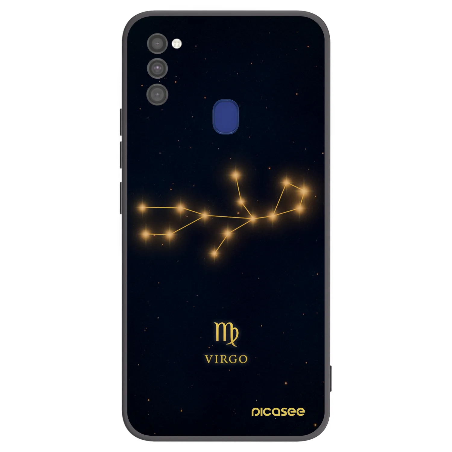 Picasee silikónový čierny obal pre Samsung Galaxy M21 M215F - VIRGO