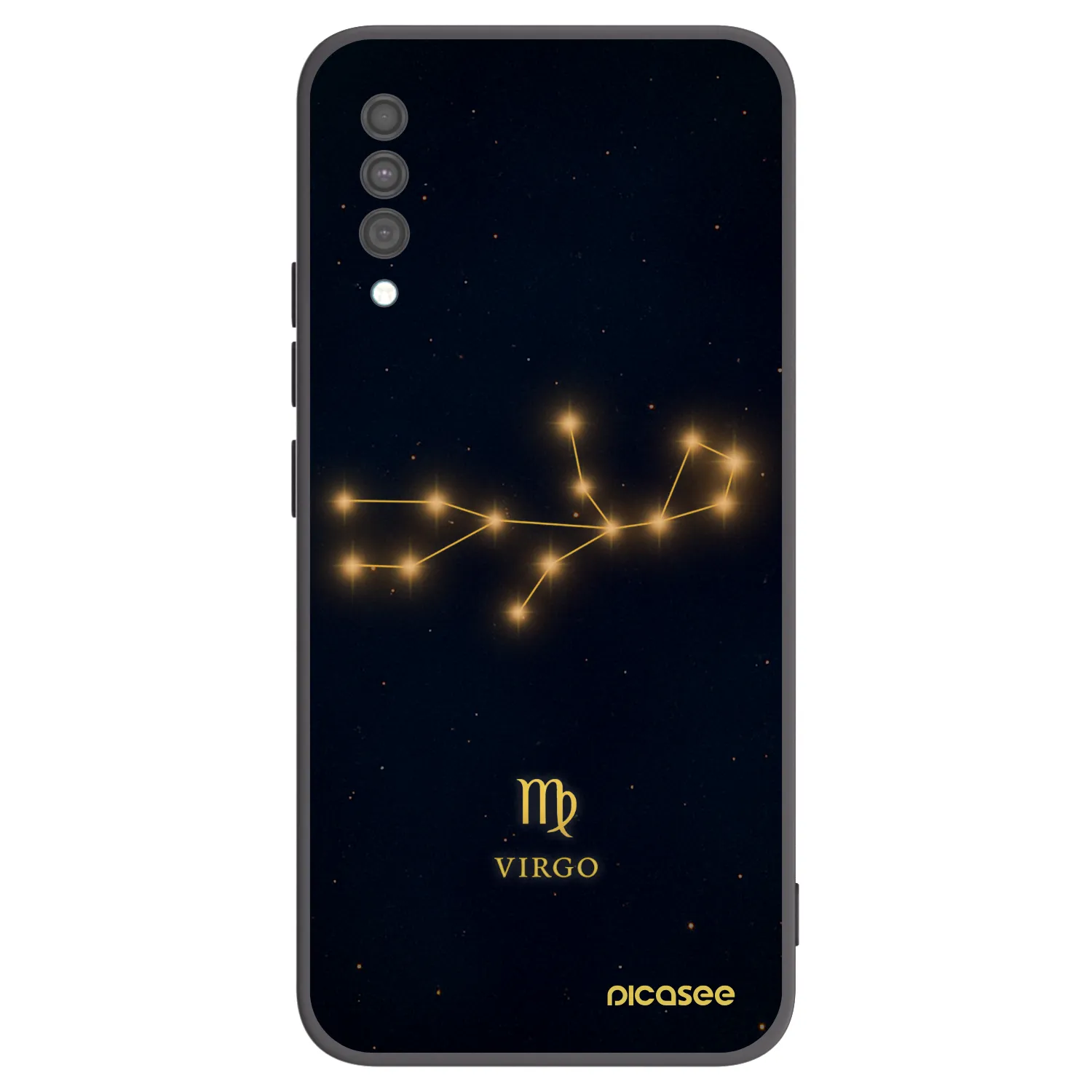 Picasee silikónový čierny obal pre Samsung Galaxy A30s A307F - VIRGO