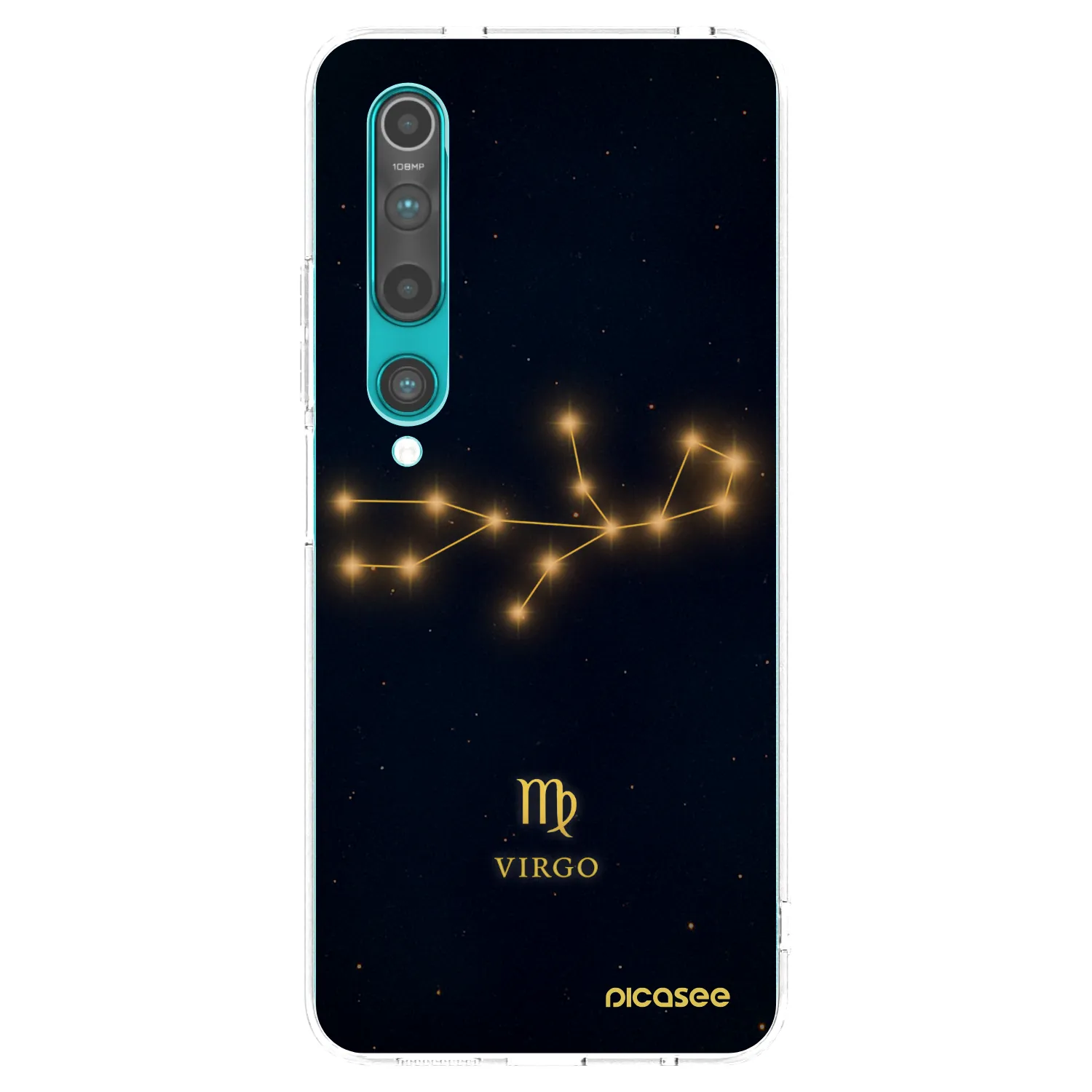 Picasee silikónový prehľadný obal pre Xiaomi Mi 10 - VIRGO