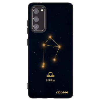 Picasee silikónový čierny obal pre Samsung Galaxy S20 FE - LIBRA