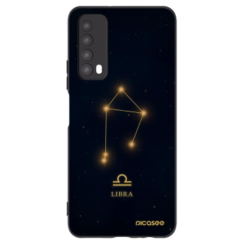Picasee silikónový čierny obal pre Huawei P Smart 2021 - LIBRA