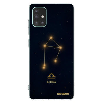 Picasee silikónový prehľadný obal pre Samsung Galaxy M51 M515F - LIBRA
