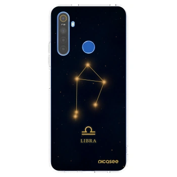Picasee silikónový prehľadný obal pre Realme 5 - LIBRA