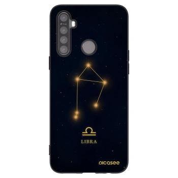 Picasee silikónový čierny obal pre Realme 5 - LIBRA