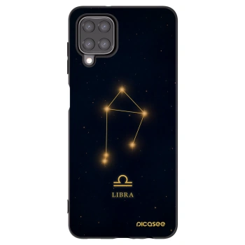 Picasee silikónový čierny obal pre Samsung Galaxy A12 A125F - LIBRA