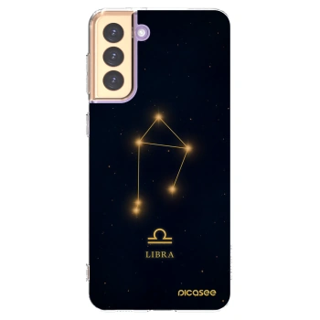 Picasee silikónový prehľadný obal pre Samsung Galaxy S21+ 5G G996F - LIBRA