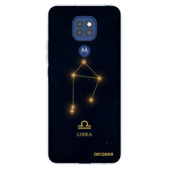 Picasee silikónový prehľadný obal pre Motorola Moto G9 Play - LIBRA