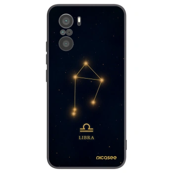 Picasee silikónový čierny obal pre Xiaomi Poco F3 - LIBRA